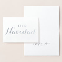 Feliz Navidad Año espagnol élégant Script Noël