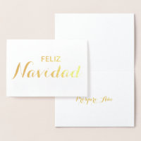 Feliz Navidad Año espagnol Noël élégant Script