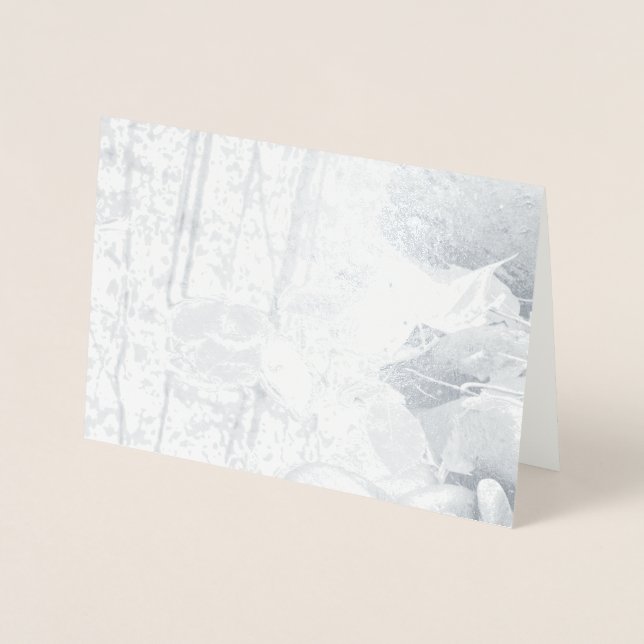 Carte Dorée Feuilles d'automne (Devant)