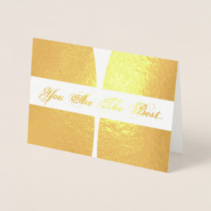 Carte Dorée HAMbWG - Gold Foil Card - Vous Êtes Le Meilleur