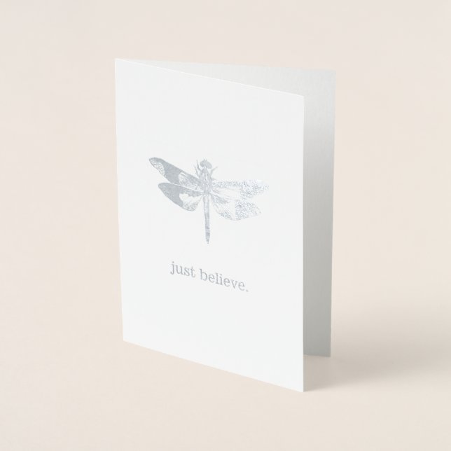 Carte Dorée Inspiration des libellules (Devant)