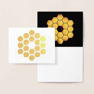Carte Dorée James Webb Space Telescope Gold Foil Card