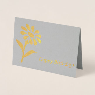 Carte Dorée Joyeux anniversaire !