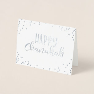 Carte Dorée Joyeux Chanukah