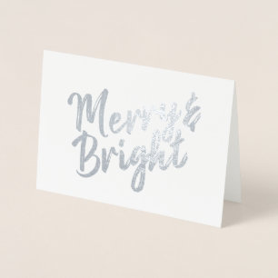 Carte Dorée Joyeux et brillant design de script peint