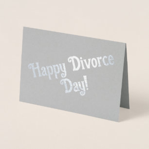 Carte Dorée Joyeux Jour du Divorce !