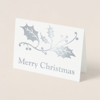 Carte Dorée Joyeux Noël