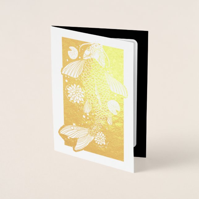 Carte Dorée Koi Fish (Devant)