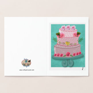 Carte Dorée La Célébration Rosée