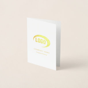 Carte Dorée Logo personnalisé