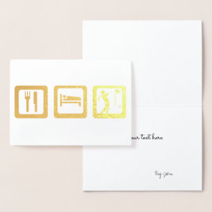 Carte Dorée Mange Sleep Golf pour le Fanatic Golf