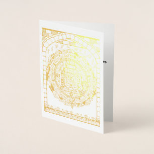 Carte Dorée Mariage de Jérusalem Mandala