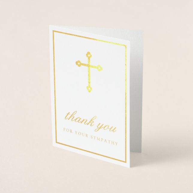Carte Dorée Merci de la Croix d'or (Devant)