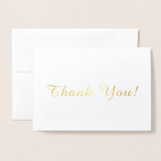 Carte Dorée Merci simple