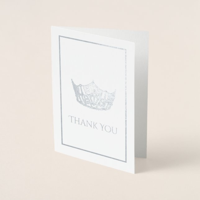 Carte Dorée Miss America Style Crown (Devant)