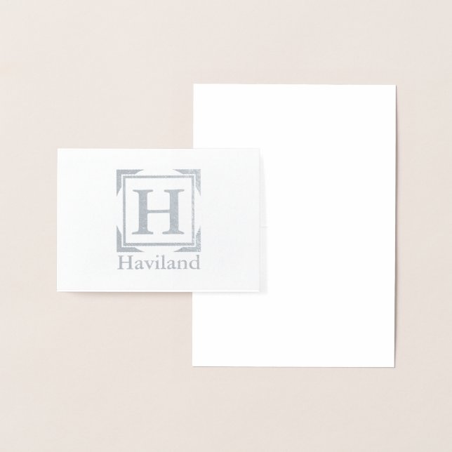 Carte Dorée Monogramme HAMbyWG (Affichage)