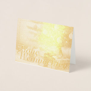 Carte Dorée Motiv, mit Geschenken unterm Weihnachtsbaum 37016