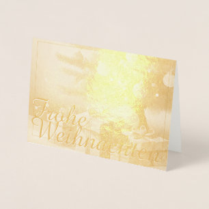 Carte Dorée Motiv, mit Geschenken unterm Weihnachtsbaum 37016