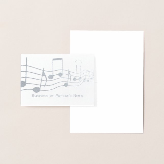 Carte Dorée Musique personnalisée HAMbyWG (Affichage)