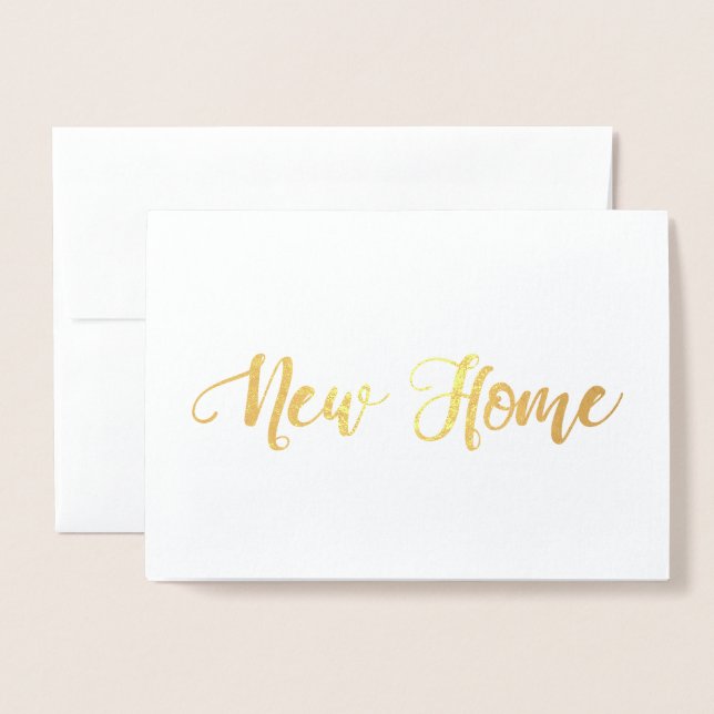 Carte Dorée Nouveau chauffage domestique (Devant avec enveloppe)