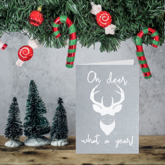 Carte Dorée Oh Mon Dieu, Quel An ! Noël drôle (Créateur téléchargé)