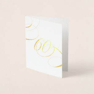 Carte Dorée Or 60 Calligraphie Jalon Anniversaire Anniversaire