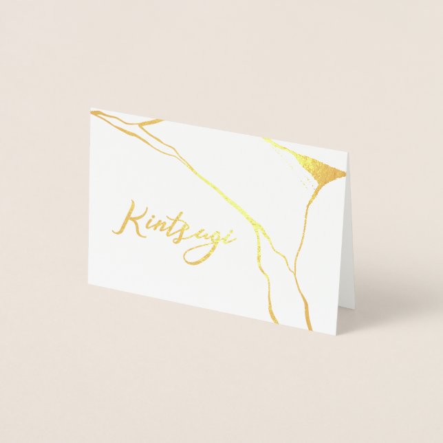 Carte Dorée Or Kintsugi (Devant)