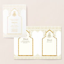 Ornemental bilingue WALIMA Nikah Mariage musulman