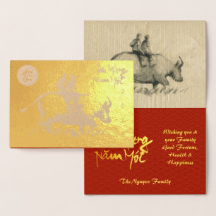 Carte Dorée Ox original Enfants peinture lunaire 2021 Luxe GC