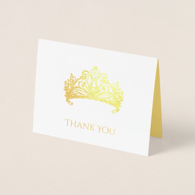 Carte Dorée Pageant Crown Foil Card (Devant)