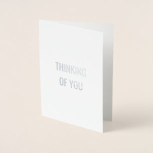 Carte Dorée Penser À Vous Typographie