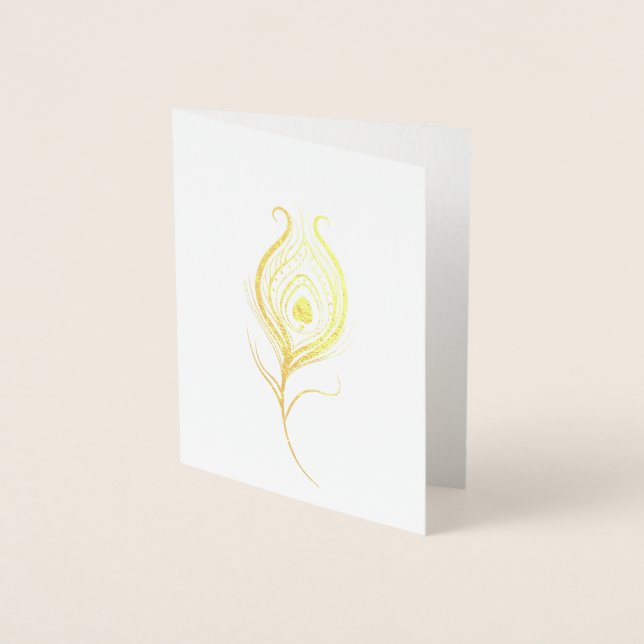 Carte Dorée Personnalisé (Devant)