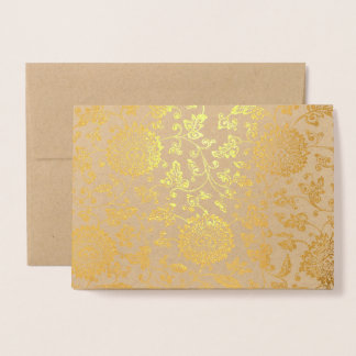 Carte Dorée Personnalisé