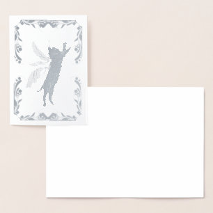 Carte Dorée Pissenlit cosmique de chat