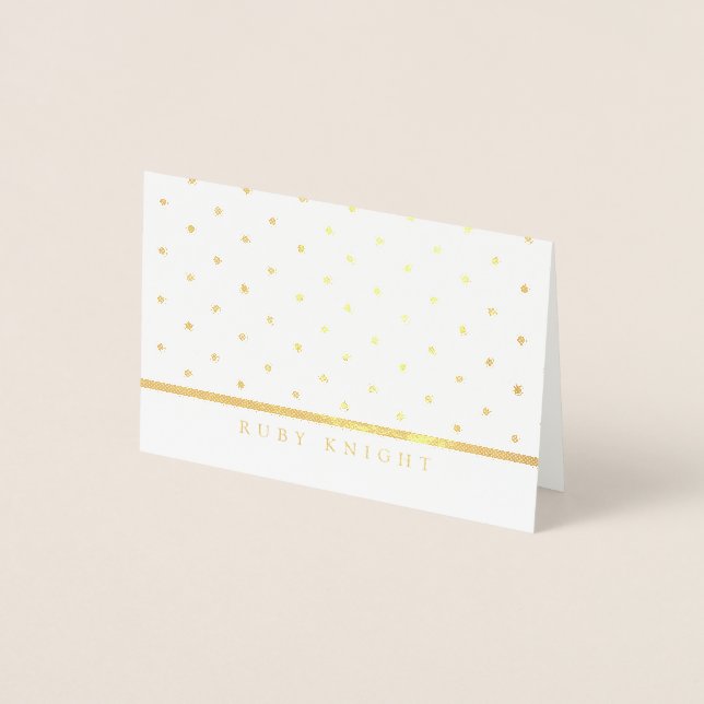Carte Dorée Points et nom de l'huile d'or (Devant)