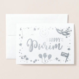Carte Dorée Purim heureux