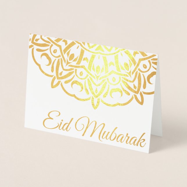 Carte Dorée Ramadan (Devant)