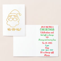 Réunion de Noël et échange de cadeaux