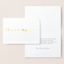 Script moderne minimaliste personnalisé Merci blan