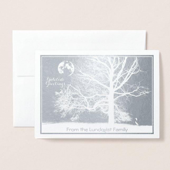 Carte Dorée Solstice d'hiver : Prospect Park-vacances (Devant avec enveloppe)