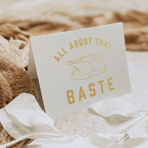 Carte Dorée Tout Sur Ce Baste Thankesgiving