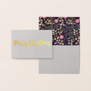 Carte Dorée William Morris Sweet Briar Art Nouveau Floral