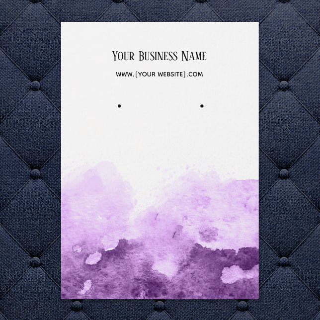 Carte d'oreille couleur Abstraite violet Ombre (Créateur téléchargé)