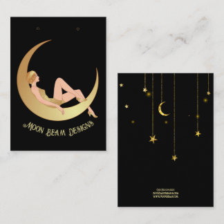 Carte d'oreille Lune vintage