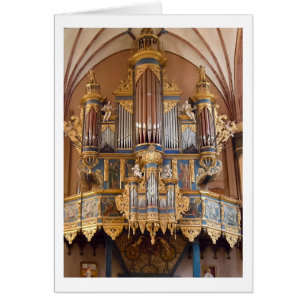 Carte d'organe de cathédrale de Frombork