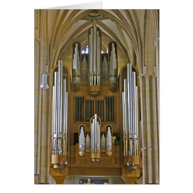 Carte d'organe de cathédrale d'Erfurt (Devant)