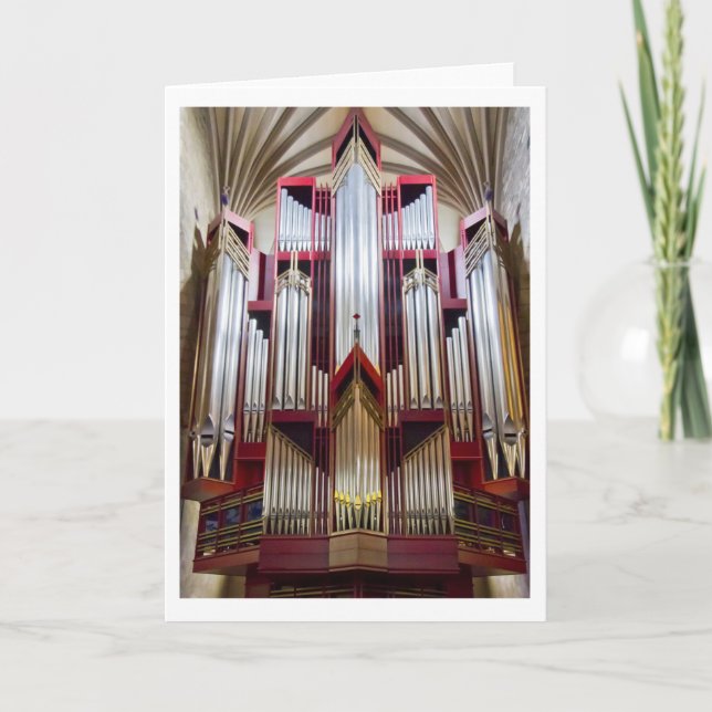 Carte d'orgue de la cathédrale St Giles (verticale (Devant)