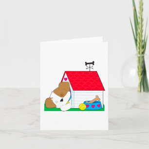 Carte Dormir Un Chien Dans Une Maison De Chien