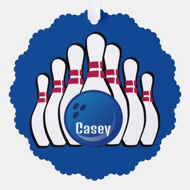 Carte d'ornement en papier de conception de Bowlin (Recto)