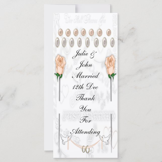 Carte Doses mariages (Devant)